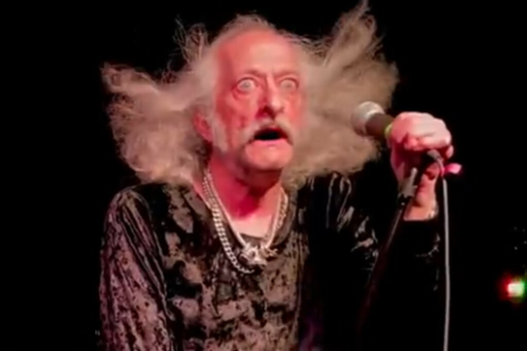 Old Rocker With Bulging Eyes