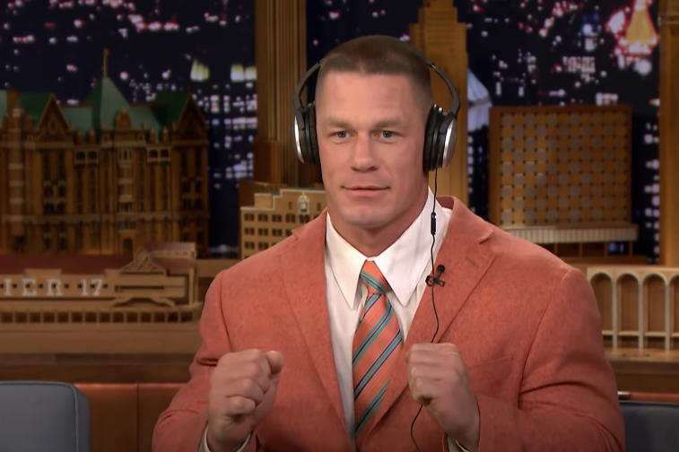 John Cena Dancing in Headphones (Whisper Challenge)