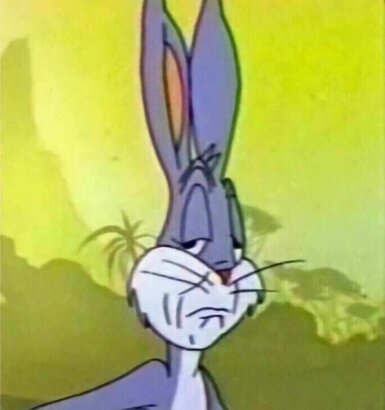 Surprised Bugs Bunny