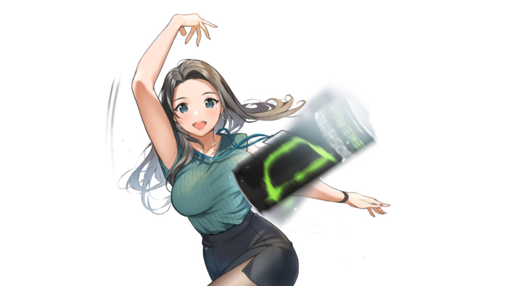 Anime Girl Throwing Things