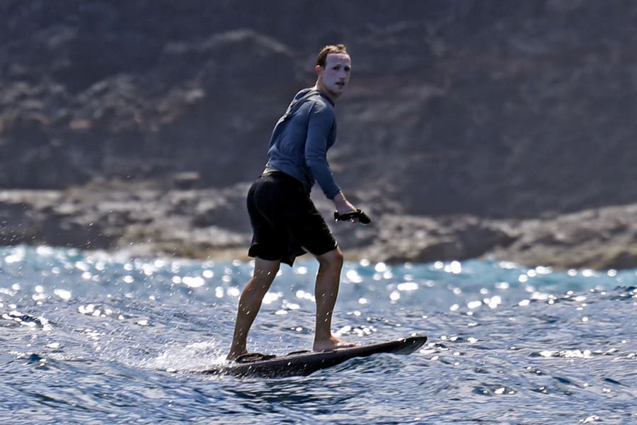 Mark Zuckerberg's Sunscreen Face