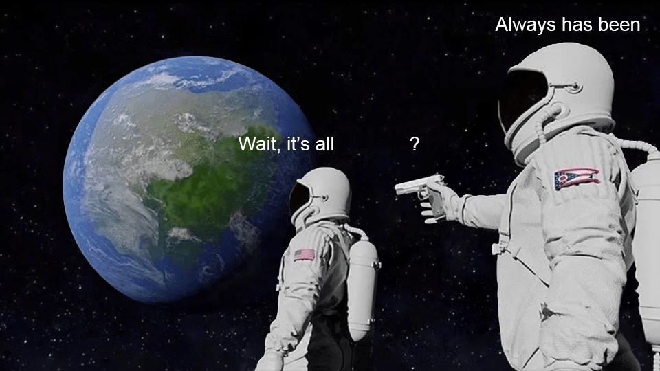 Astronaut with a Gun (Wait, it’s all X)
