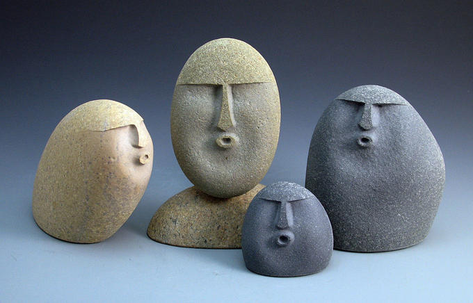 Stones with Human Faces