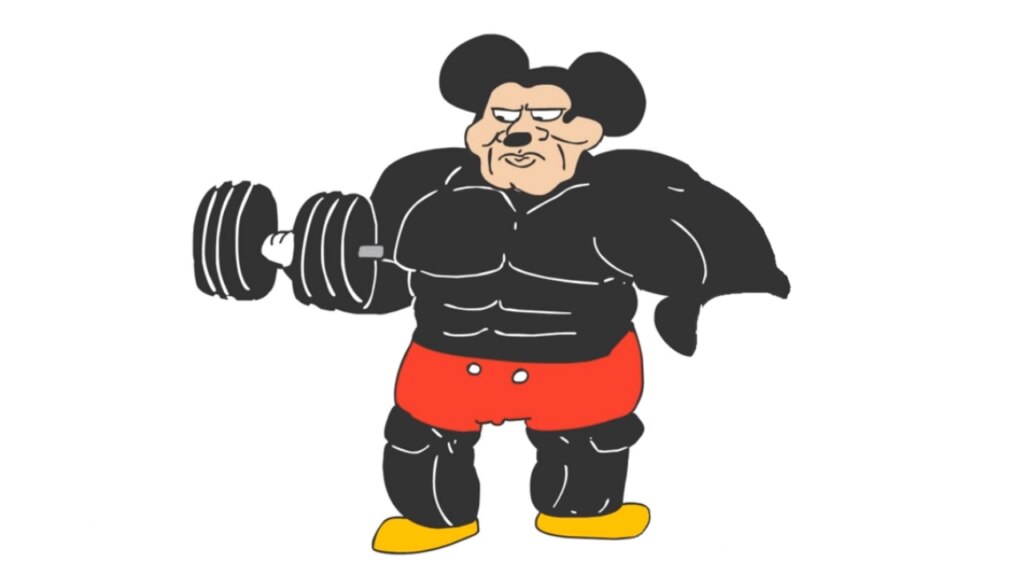 Buff Mickey Mouse