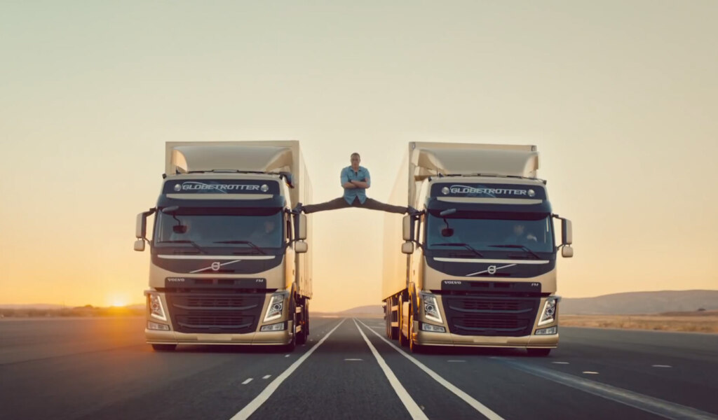 Van Damme on the Splits