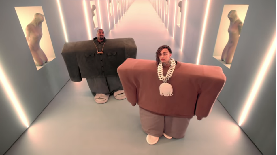 Square Lil Pump and Kanye West