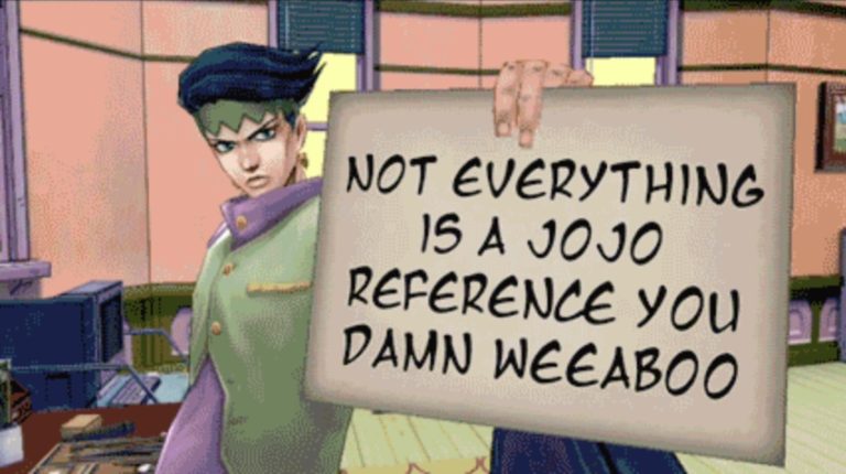 Is This a JoJo Reference?