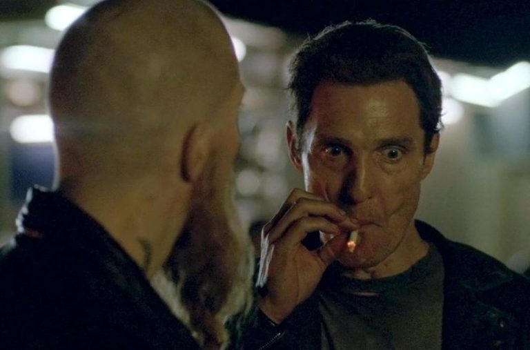 McConaughey Nervously Smokes