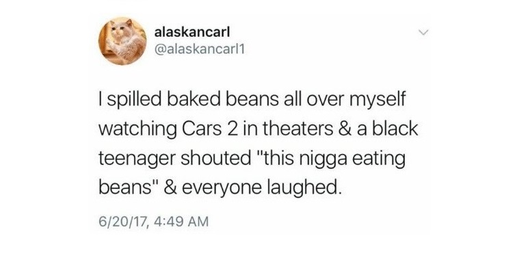 This N***a Eating Beans
