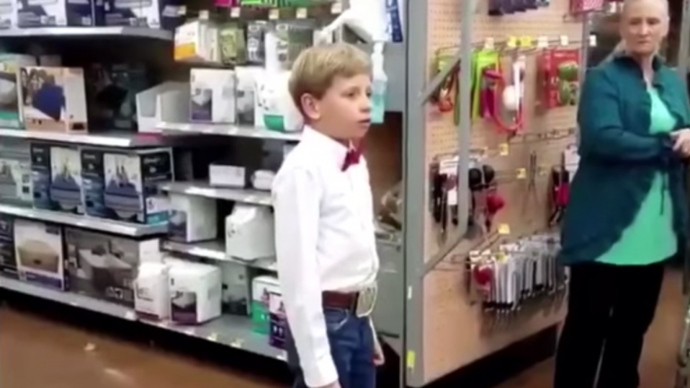 A Boy Yodels at Walmart