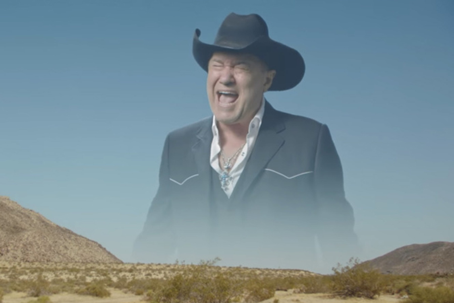 Screaming Cowboy in the Sky