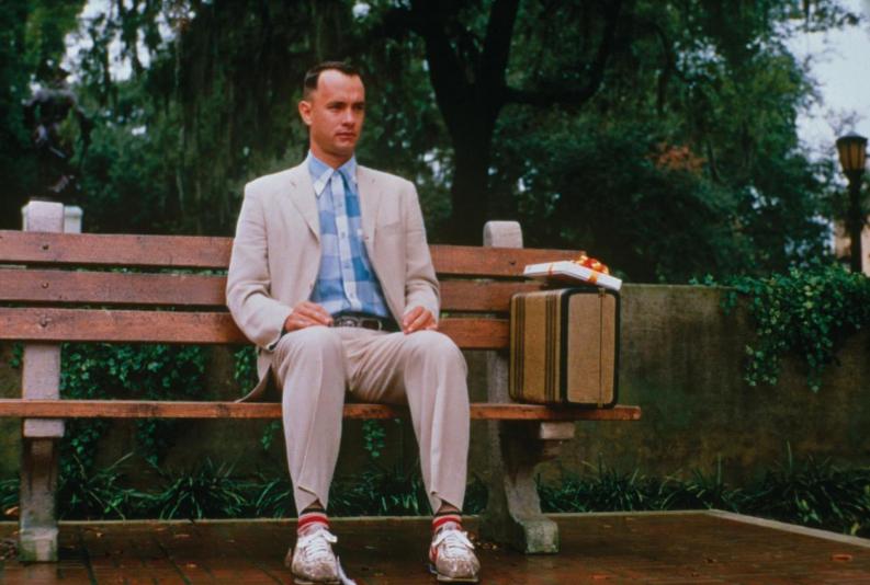 Forrest Gump on the Bench
