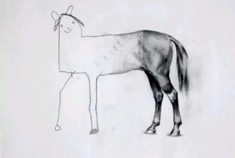 Unfinished Horse Drawing