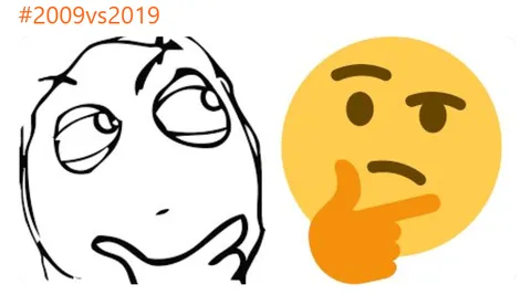 2009 vs. 2019
