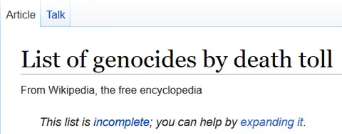 You Can Help By Expanding It