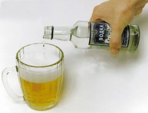 Водка – пиво, под конец корпоратива