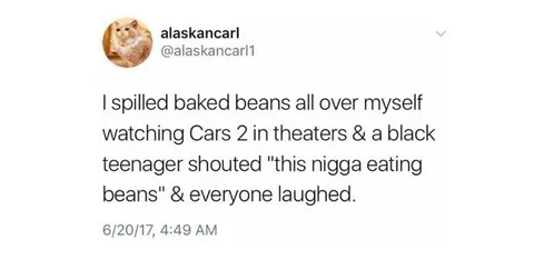 This N***a Eating Beans