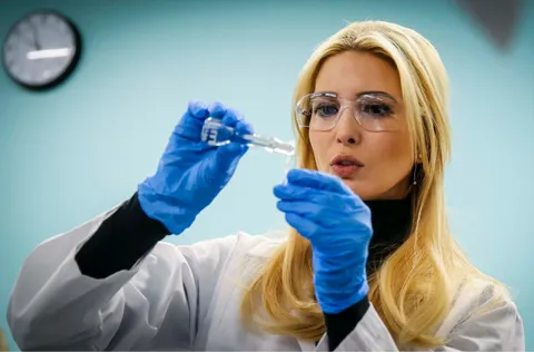 Ivanka Trump Plays a Scientist