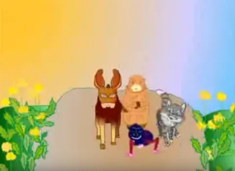 Ослик, суслик, паукан